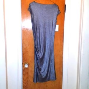 NWT Halston silver party dress sz xs